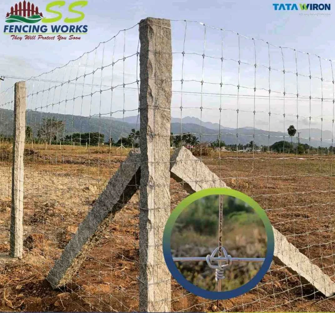 TATA wire knotted fence